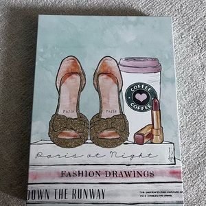 Bebe shoe luxury canvas decor hanging